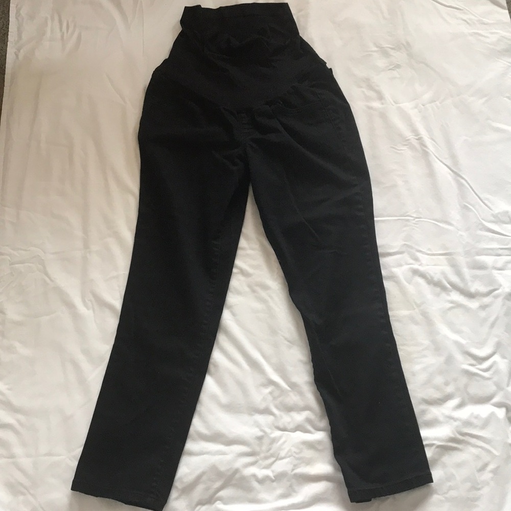 Black maternity jeans